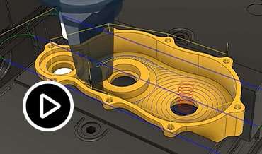 Video: A comprehensive set of toolpaths and features for 2D and 2.5D machining 