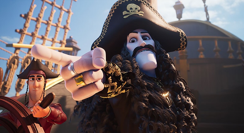 Pirate pointing finger
